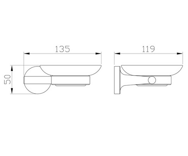 мыльница WONZON & WOGHAND SIMPLE